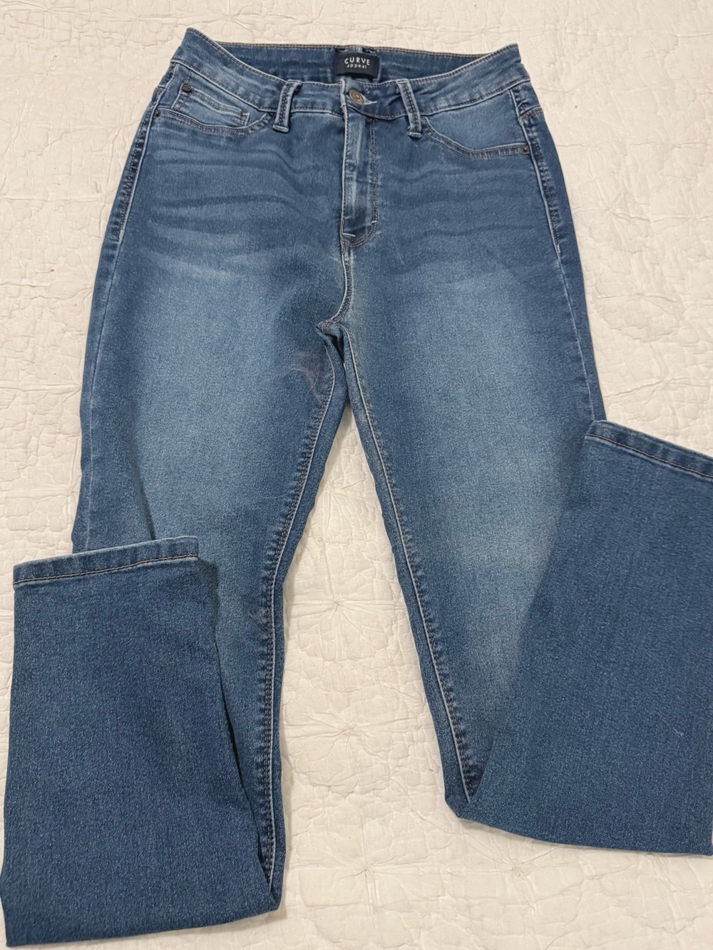 Curve Appeal Skinny Jeans, stretchy, high waist Size 8/29